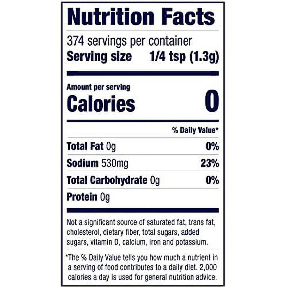 Morton All-Natural Himalayan Pink Salt Coarse 17.6 oz Pack of 6 Y8438