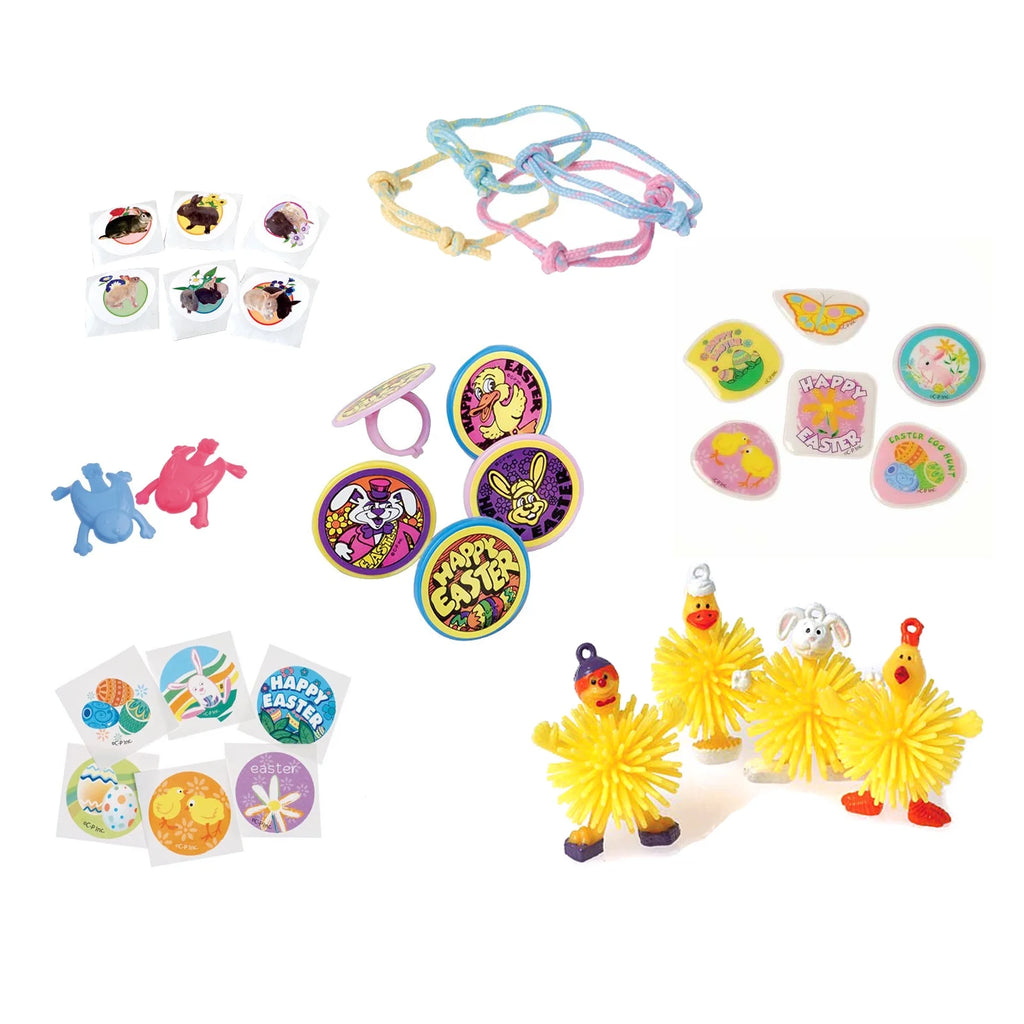 100 Bulk Filled Easter Eggs for Hunt, Assorted Styles, Kids Toys F393350