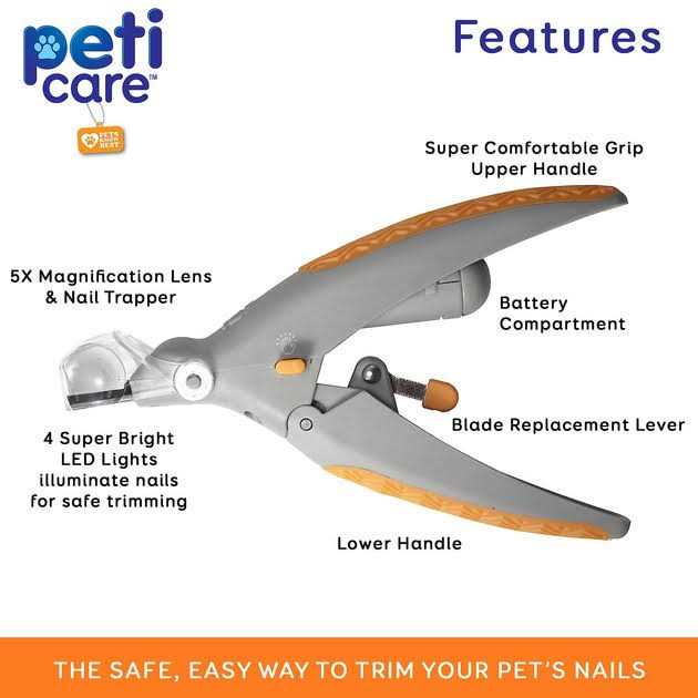 Peticare Illuminated Pet Nail Clipper I936776