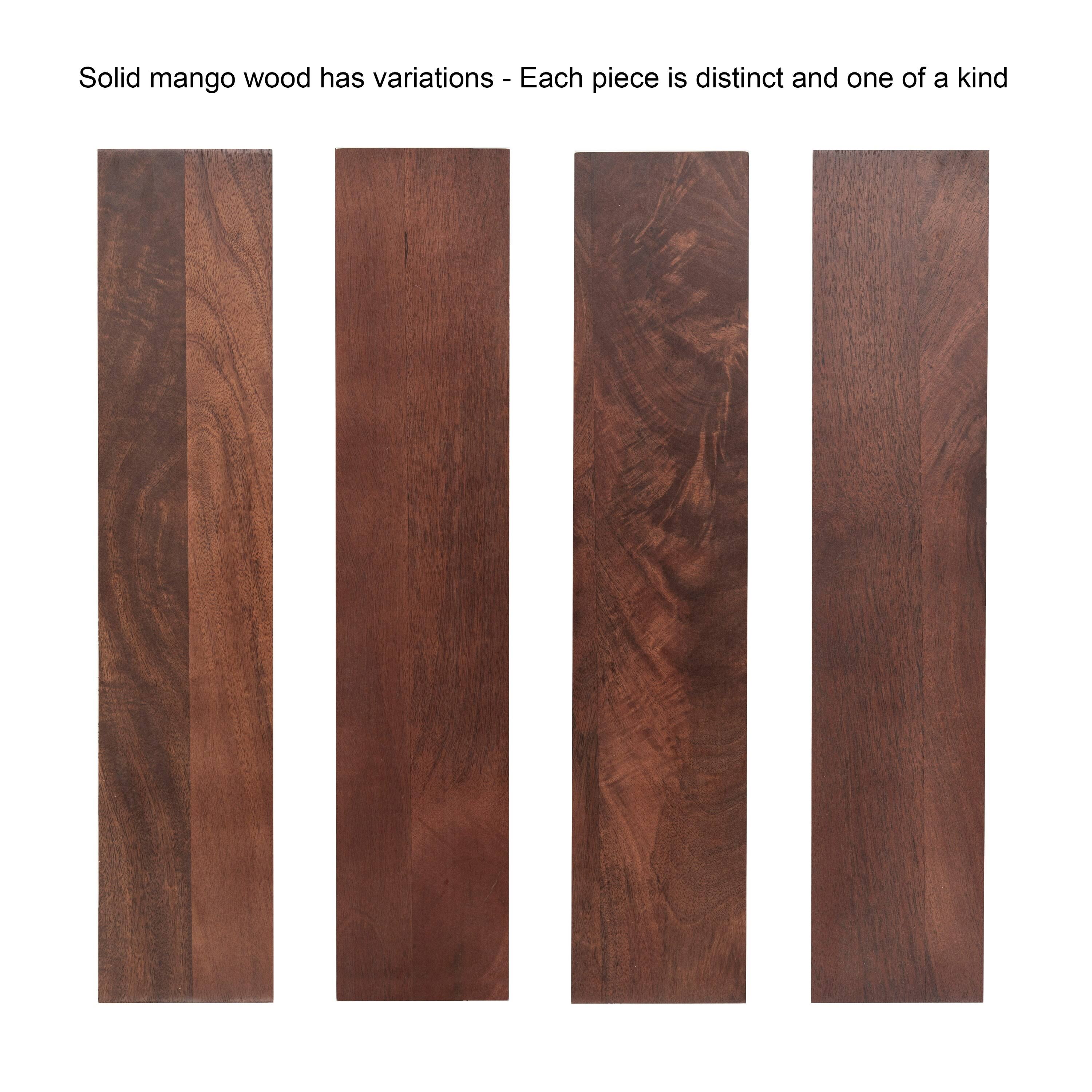 Kate and Laurel Talcott Wood Side Table, Walnut Brown G75356