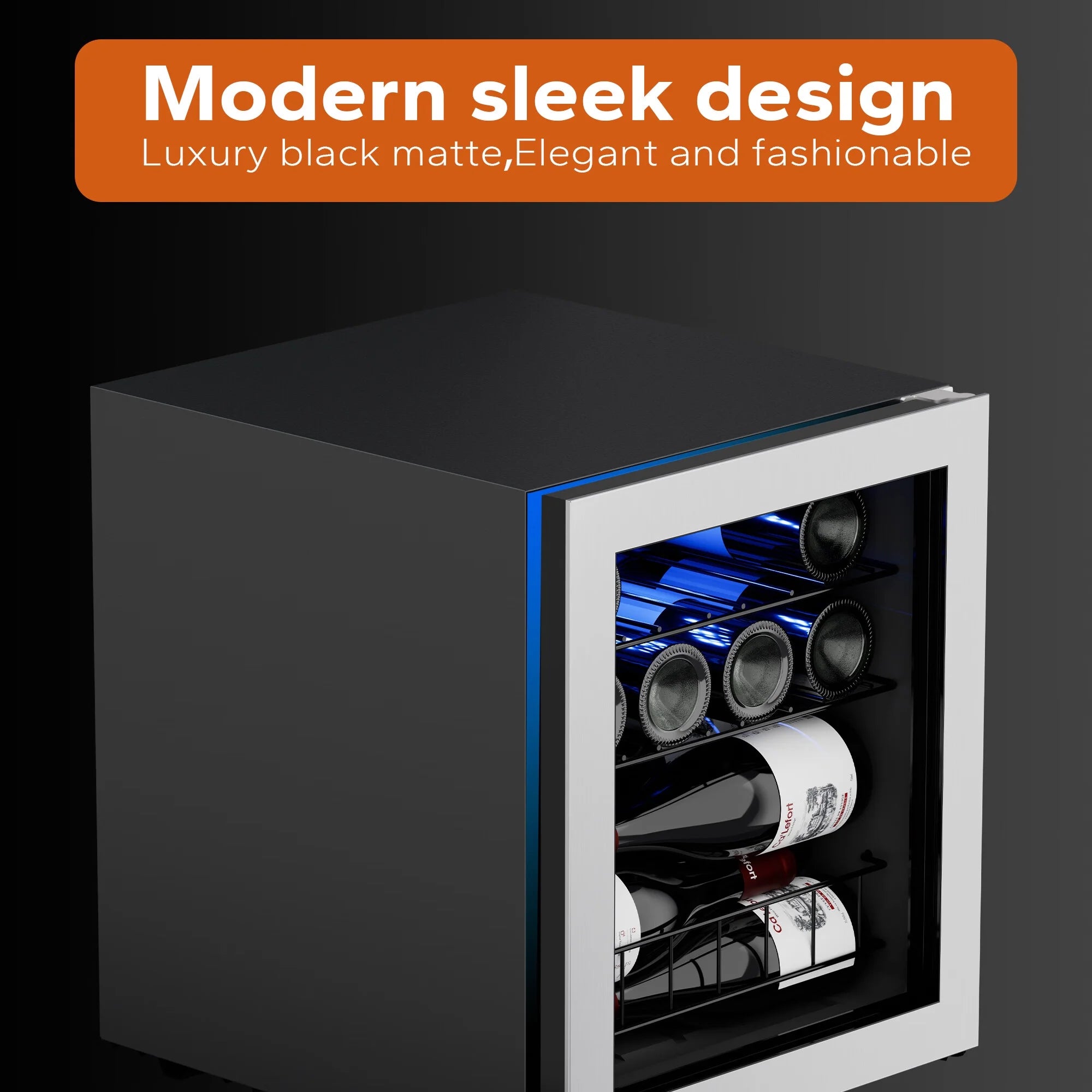 Ca'Lefort 12 Bottle Wine Refrigerator with Glass Door Q71490
