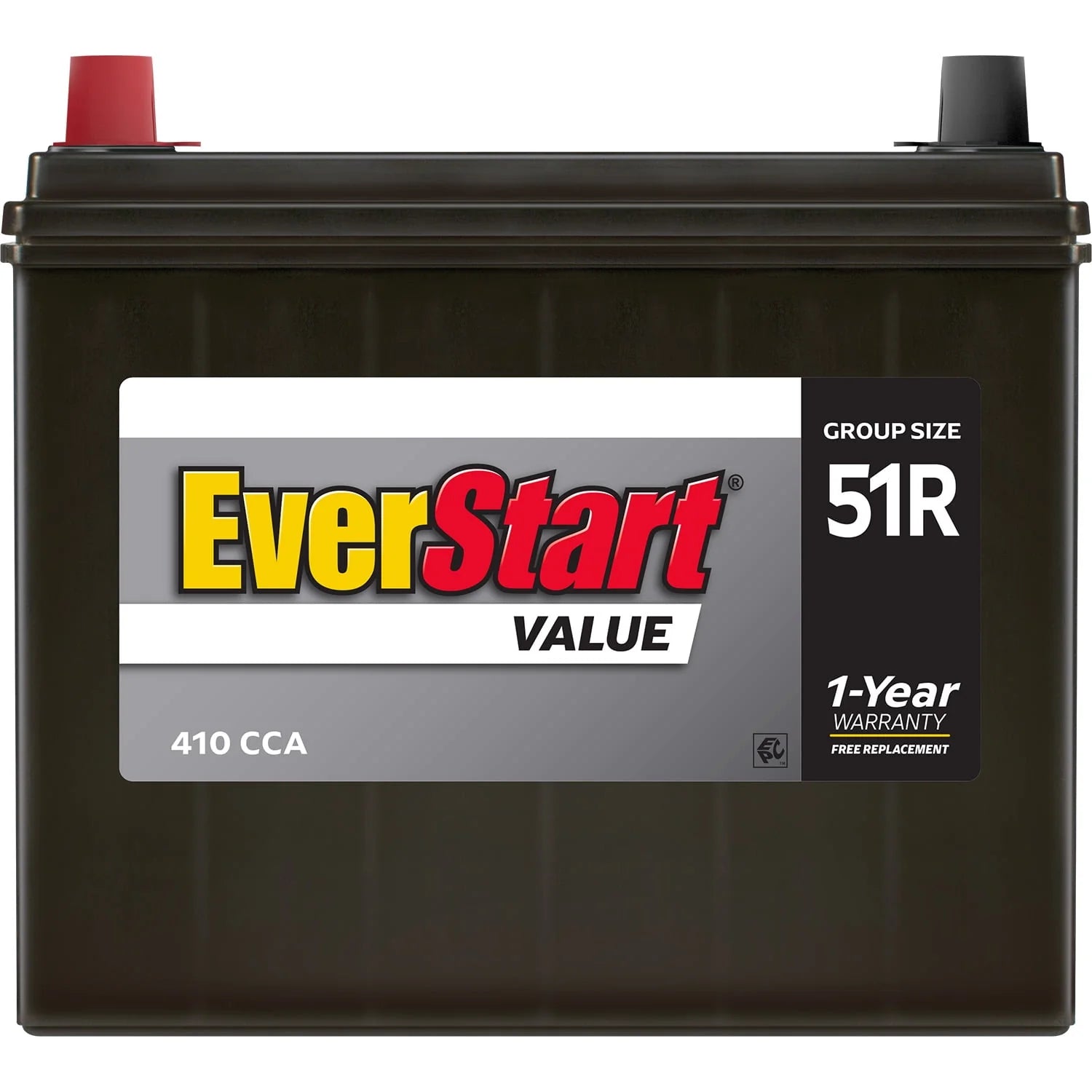 EverStart Value Lead Acid Automotive Battery Group Size 51R 12 Volt C85129