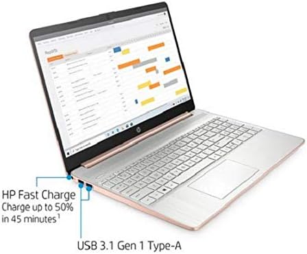 HP 15.6" Ryzen 5 8GB 256GB Laptop Rose Gold I4619