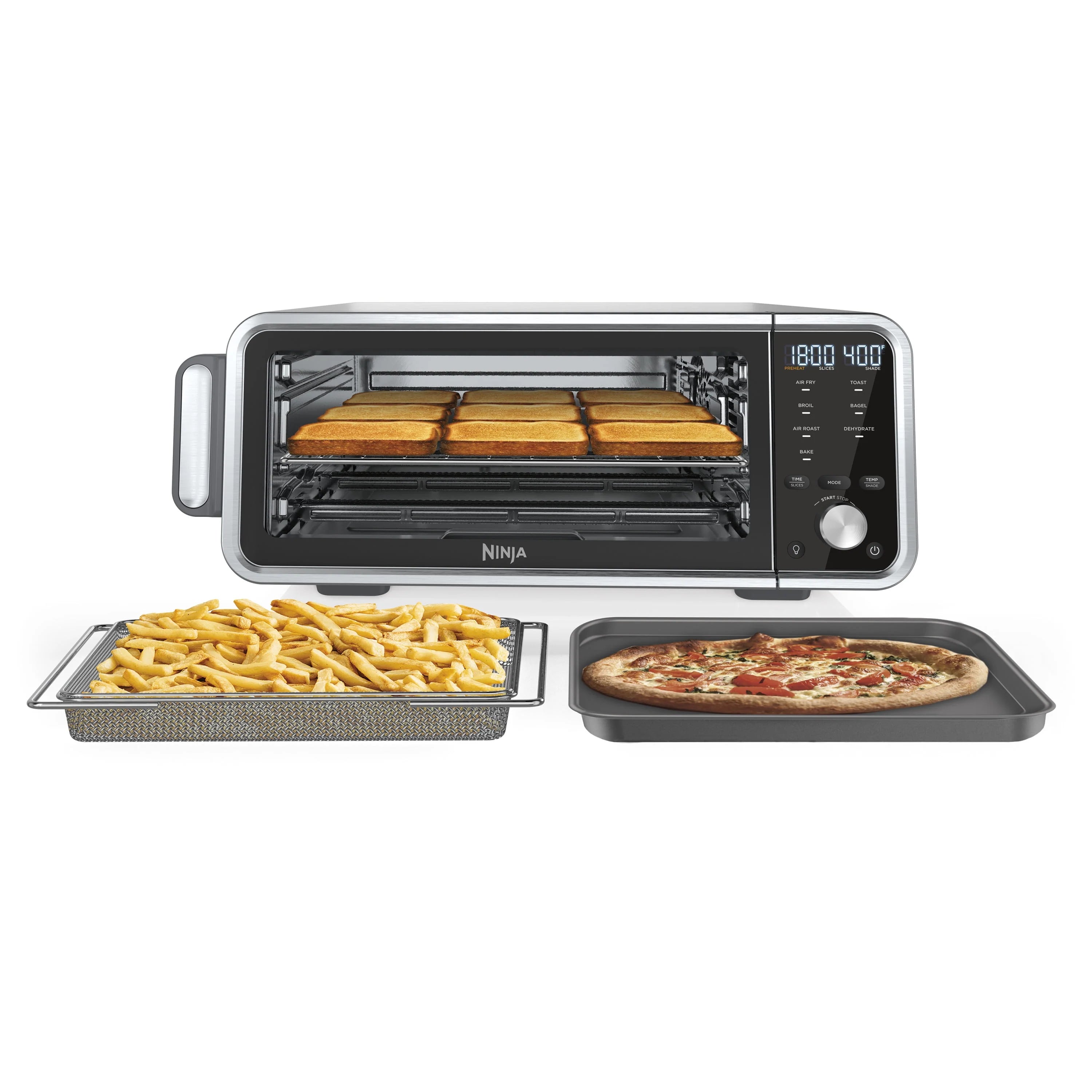 Ninja Foodi 6-in-1 Digital Air Fry, Large Toaster Oven, Flip-Away, SP080