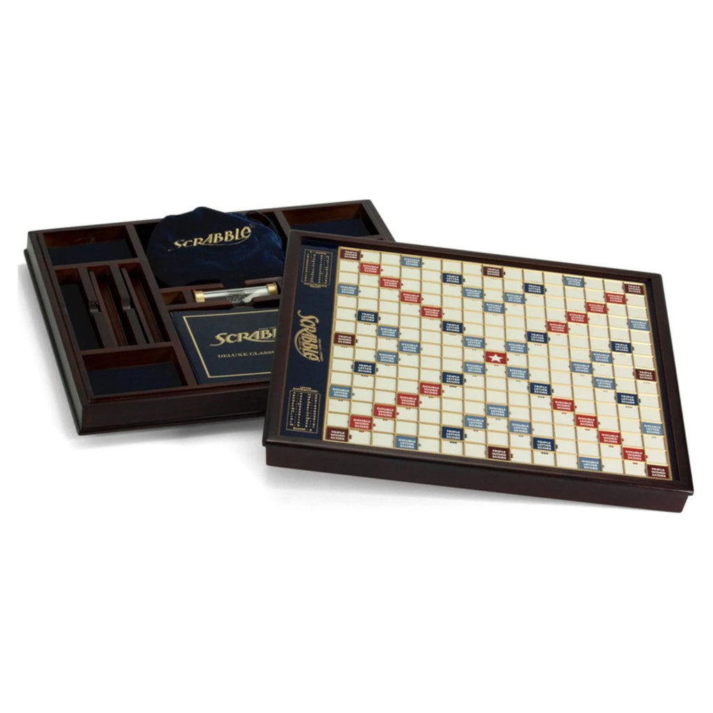Winning Solutions Scrabble Game Deluxe Wooden Edition F591