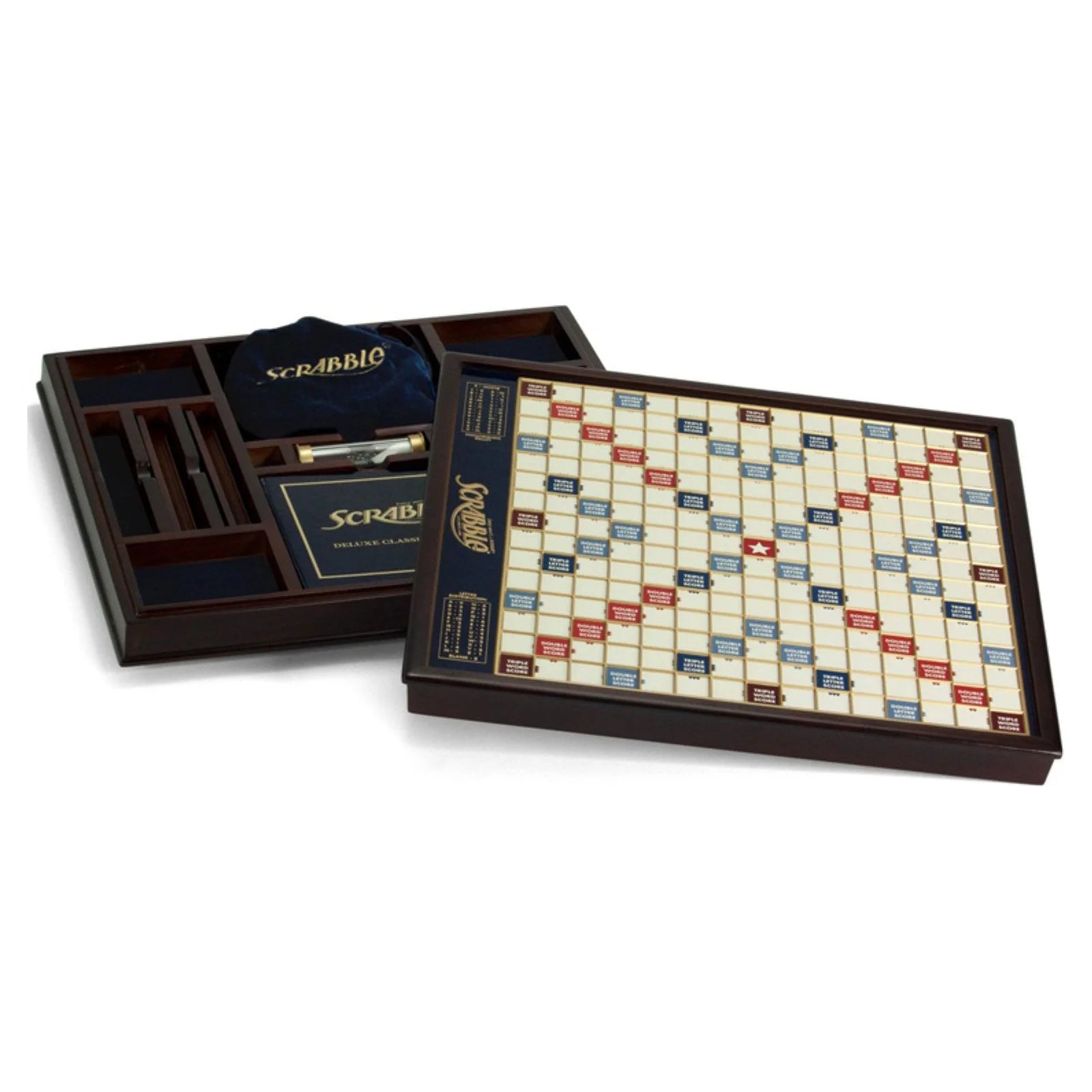 Winning Solutions Scrabble Game Deluxe Wooden Edition F591