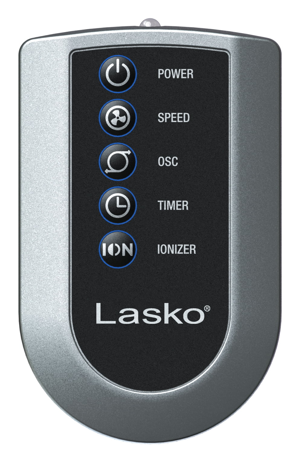 Lasko 42 Wind Curve Tower Fan with Ionizer and Remote, Gray/Woodgrain C6204