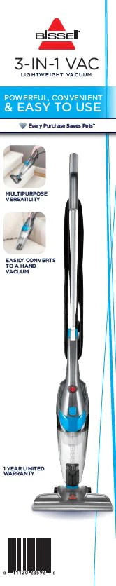 Bissell 3-in-1 Lightweight Corded Stick Vacuum 2030 P54124