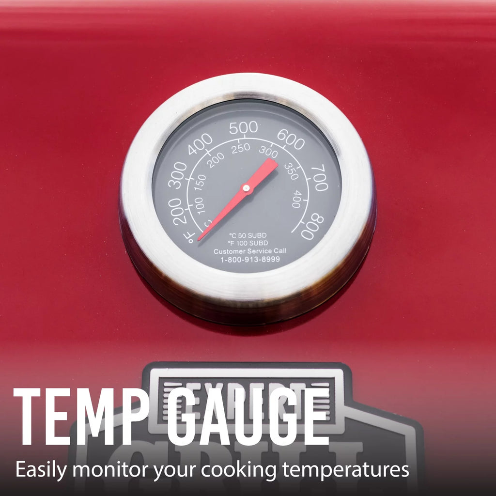 Expert Grill 4 Burner Propane Gas Grill with Side Burner, Blue L91857