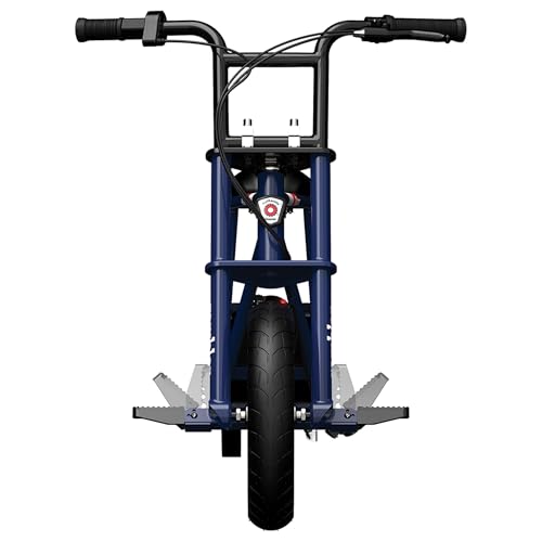 Razor Rambler 12 Electric Retro Minibike for Adults, 250W Motor, Dark Blue A515