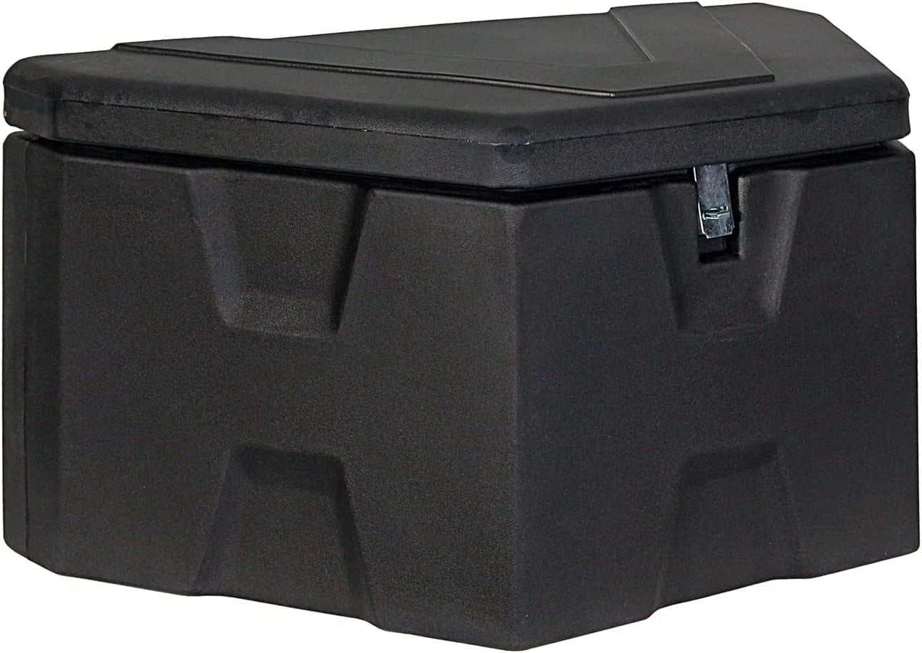 Buyers Products 1701680 Trailer Tongue Truck Tool Cargo Storage Box, Black
