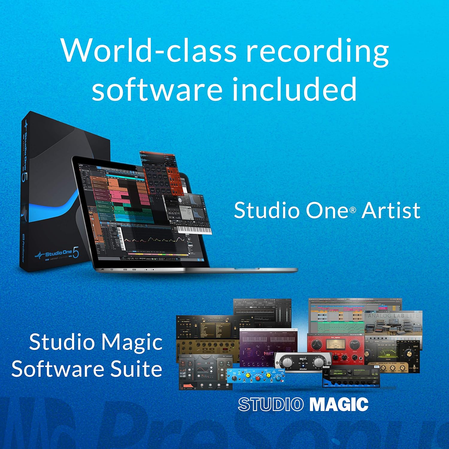 PreSonus AudioBox 96 Studio USB 2.0 Recording Bundle G271
