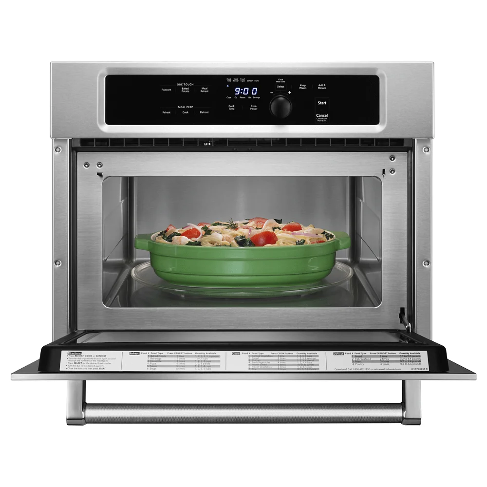 Kitchenaid Kmbs104e 24" Built-In Microwave, Stainless Steel Z107
