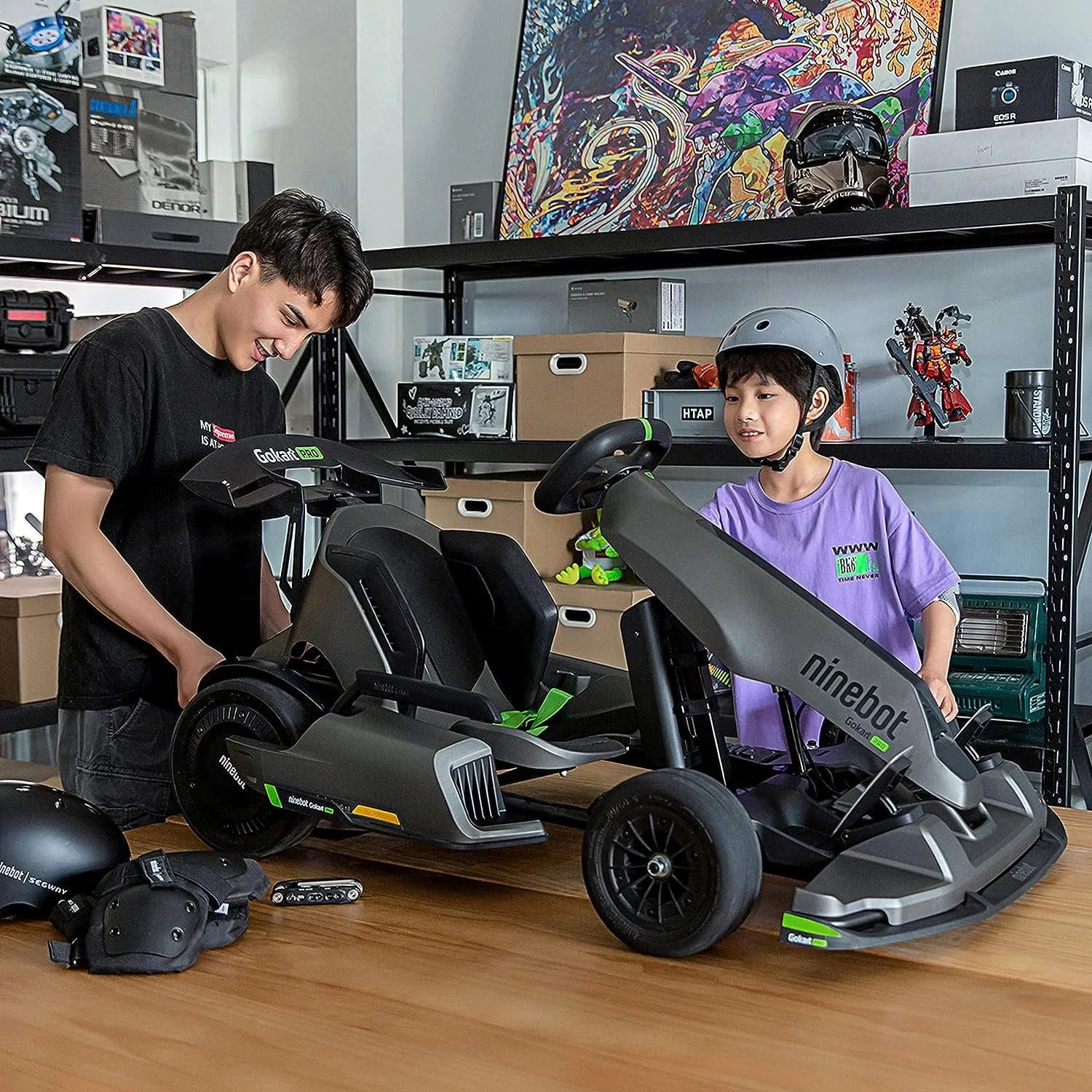 Segway Ninebot Electric GoKart Pro, 23 Miles Range, 15.5MPH, Black P52653