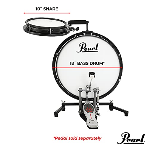 Pearl Compact Traveler Drum Set 18" Bass & 10" Snare with Bag U841