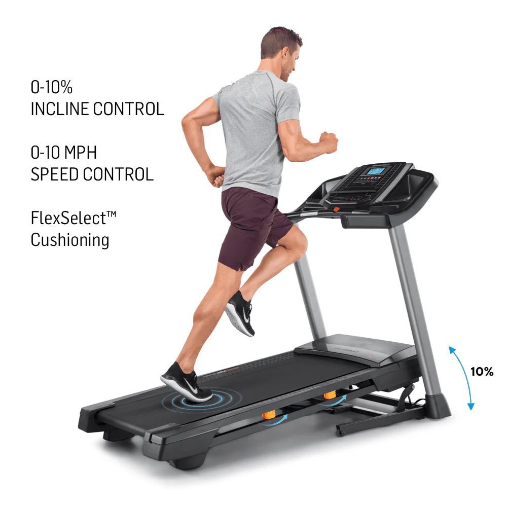 NordicTrack T 6.5 S Treadmill with 5" Display and SpaceSaver Design E544