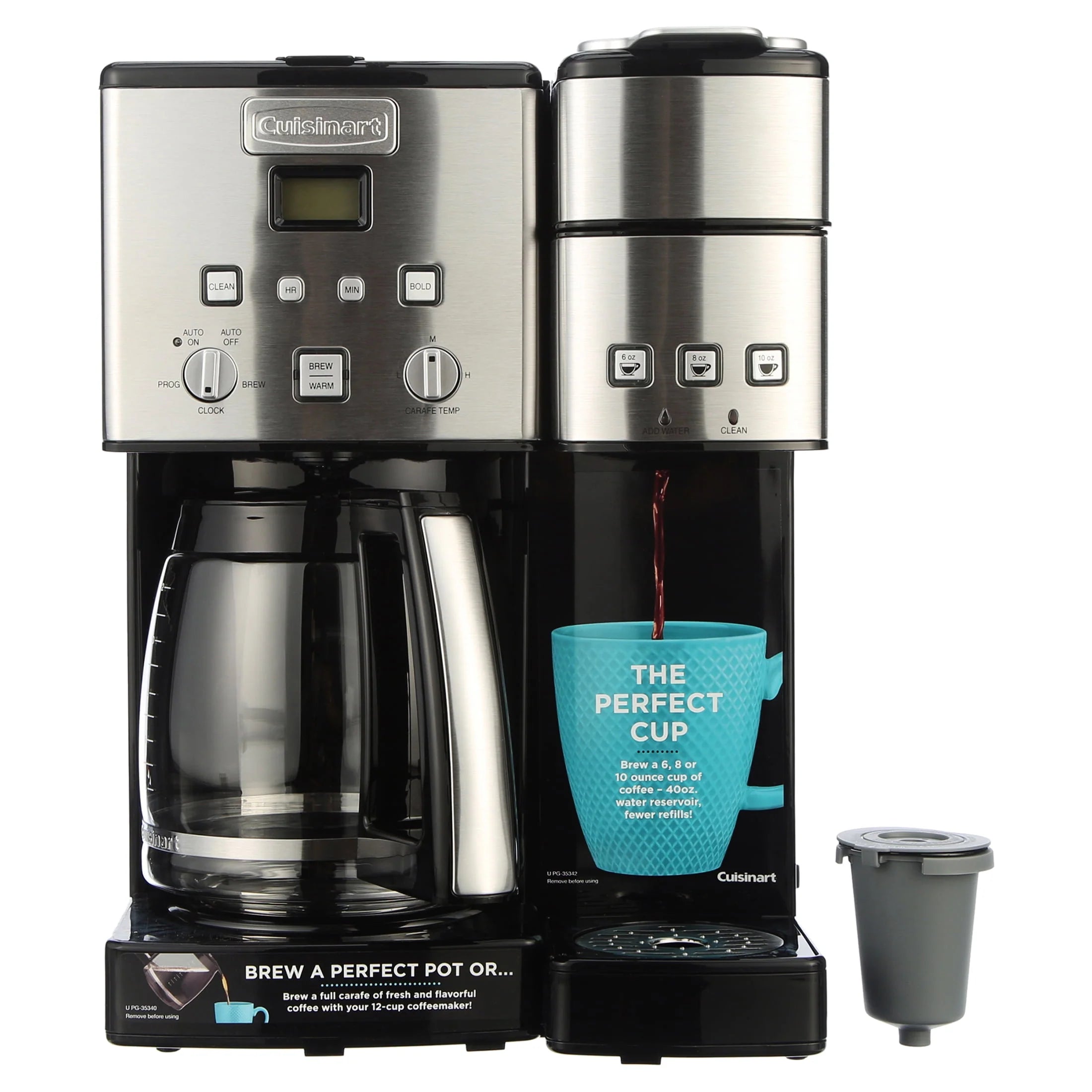 Cuisinart Coffee Center™ 12 Cup Coffeemaker and Single-Serve Brewer Q452154