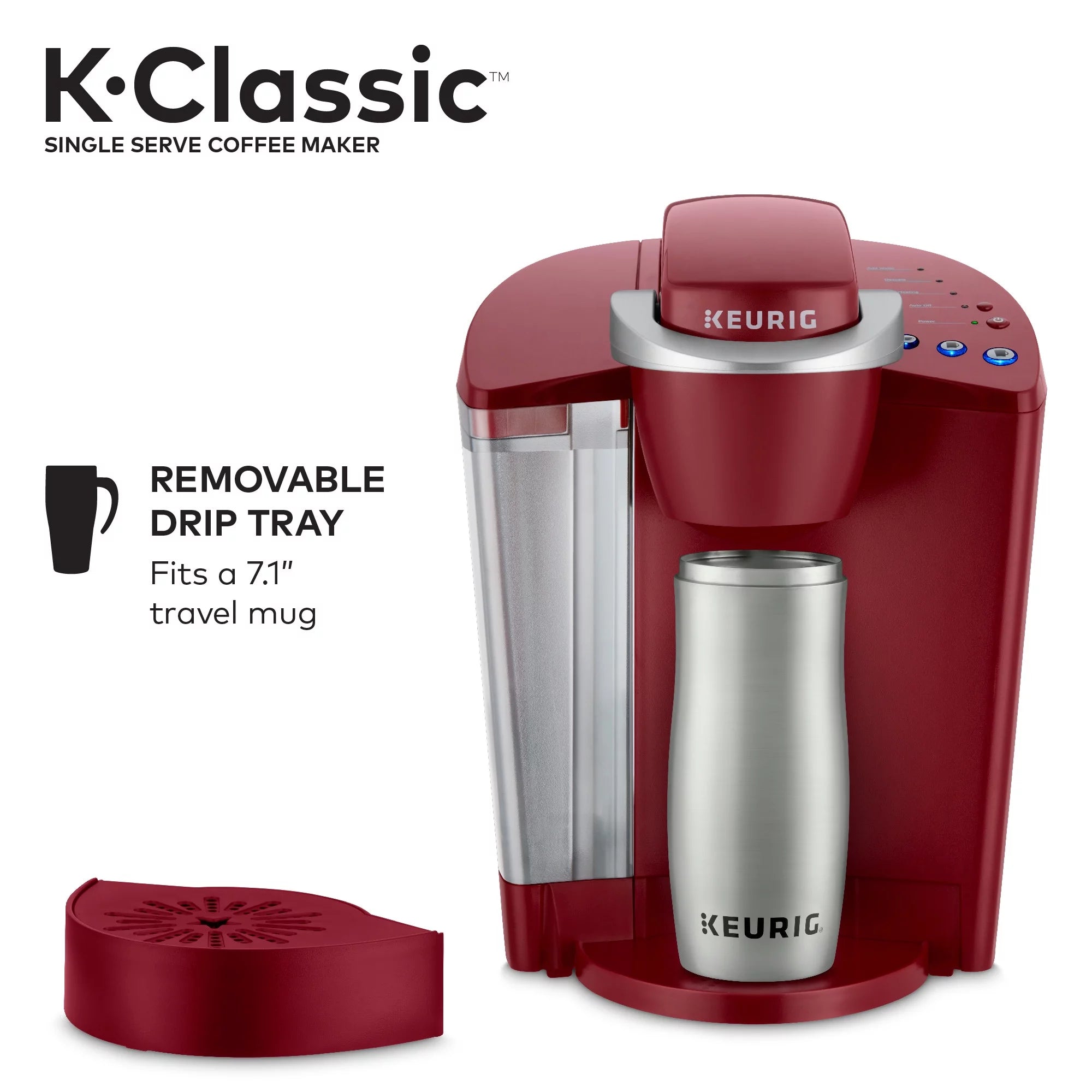 Keurig K-Classic Single Serve K-Cup Pod Coffee Maker, Black Q868