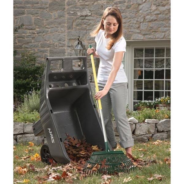 Ames Easy Roller 4 cu. ft. Poly Yard Cart U82734