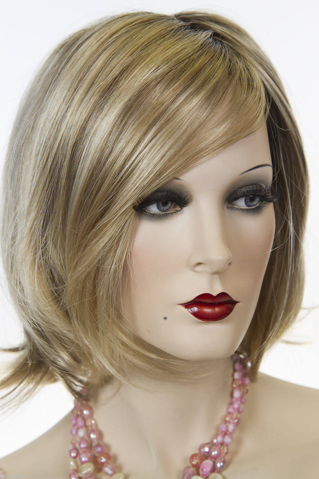 Alia by Alia Medium Lace Front Mono Jon Renau Straight Wig - Light Gold Brown T71109