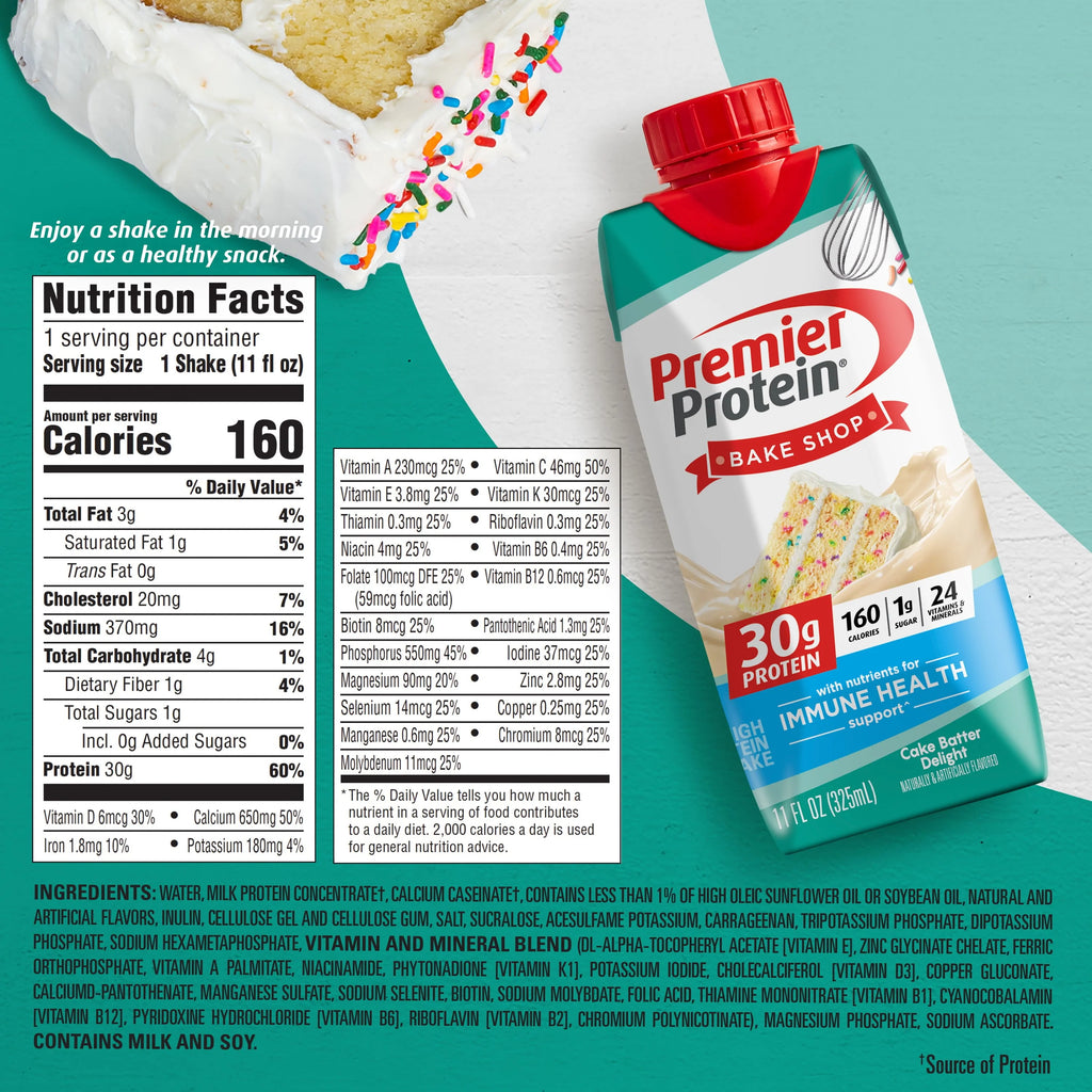 Premier Protein Shake, Chocolate, 11 fl oz, 12 Ct H339
