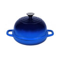 Enameled Cast Iron Dutch Oven with Lid for Bread Baking, 5 qt Cyan I339101