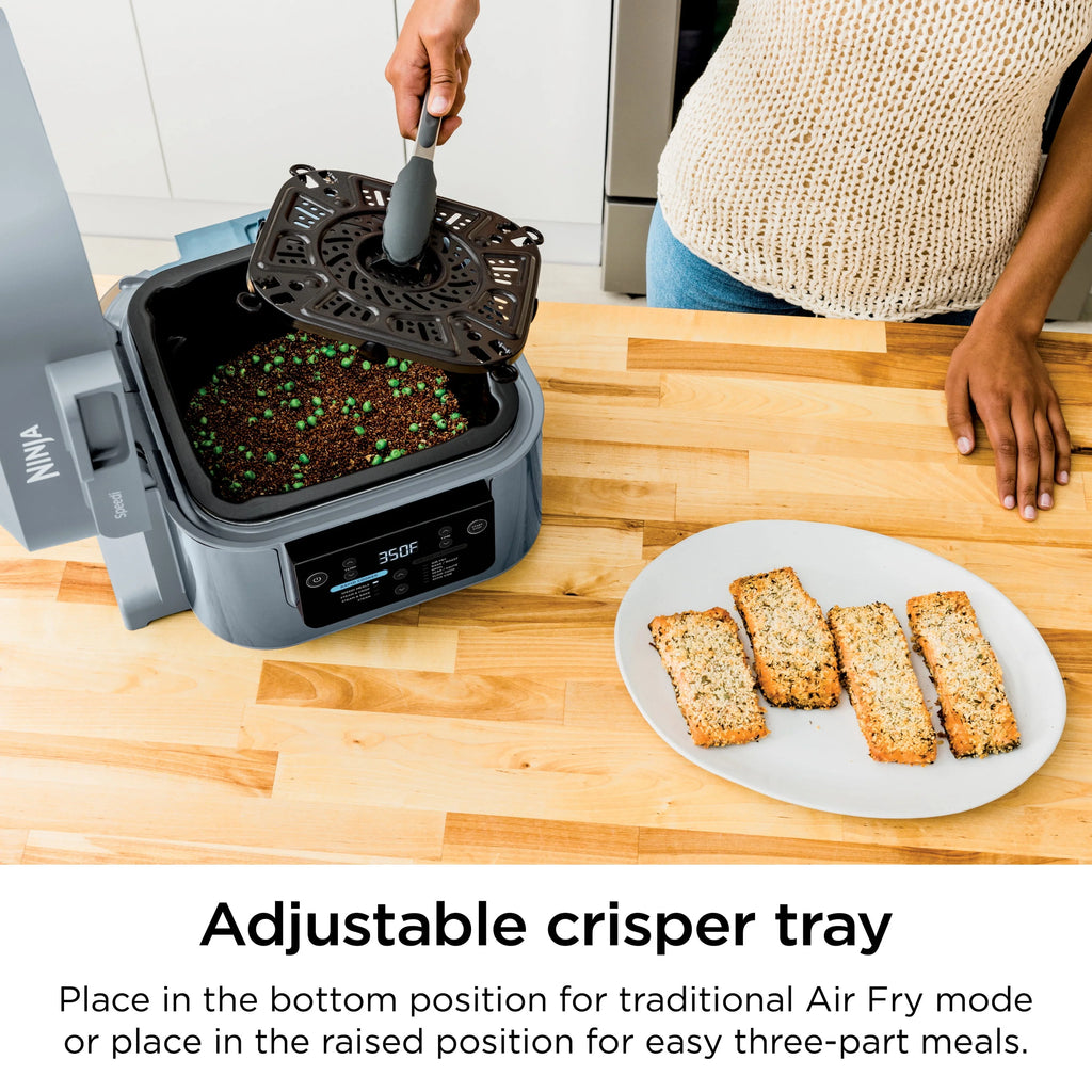 Ninja Speedi Rapid Cooker & Air Fryer, 6-Qt, 10-in-1, Sea Salt Gray Q39620
