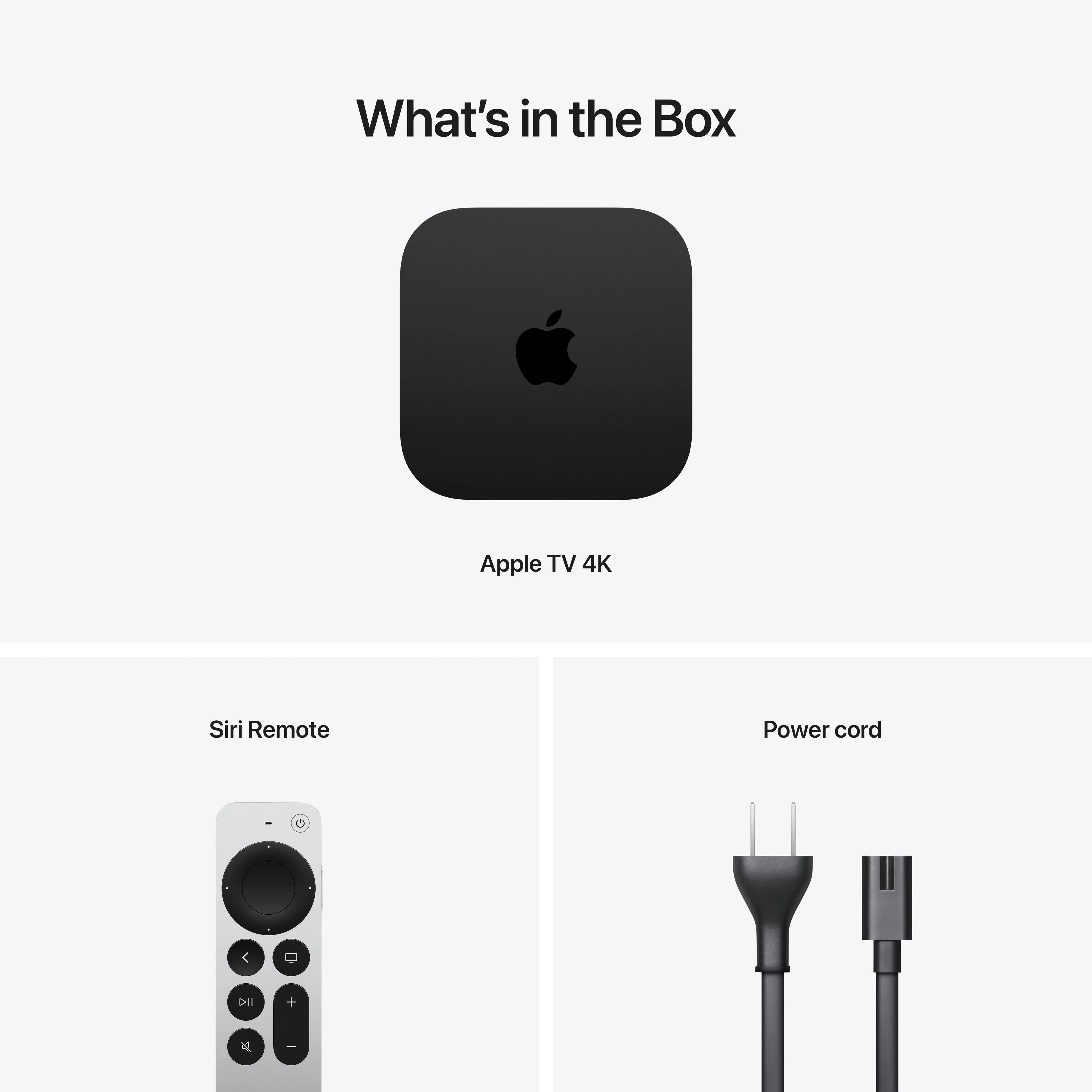 Apple TV 4K 128GB 3rd Gen with Wi-Fi + Ethernet W60161