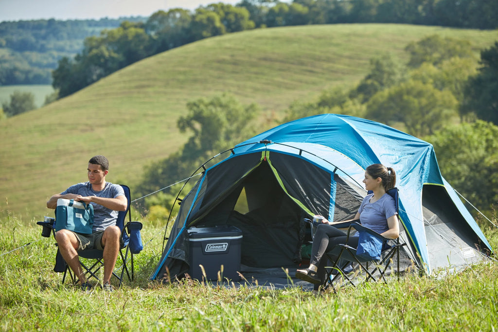Coleman 4-Person Carlsbad Dark Room Dome Camping Tent with Screen Room B6026