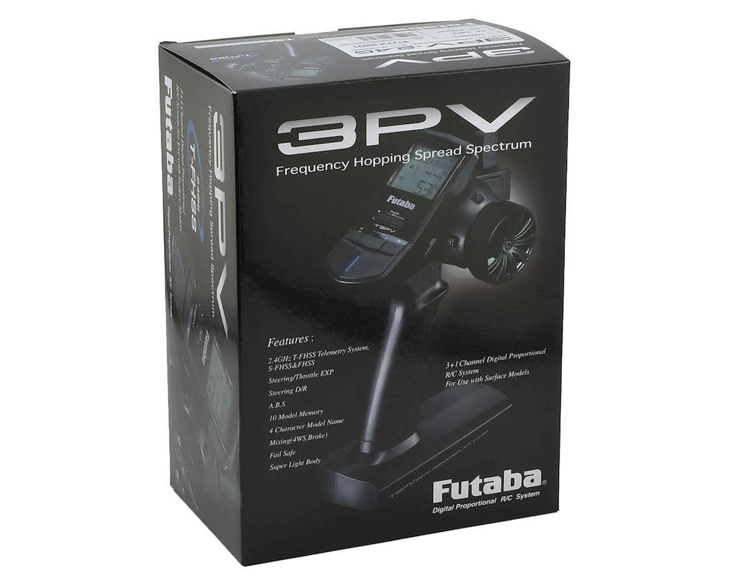 Futaba 3PV 3-Channel 2.4Ghz S-FHSS Radio System with R203GF Receiver T79582