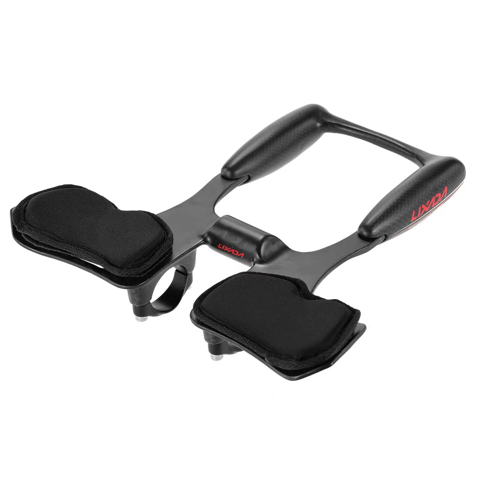 Lixada Carbon Fiber Aerobar Bike Road Triathlon Arm Rest Handlebars F85704