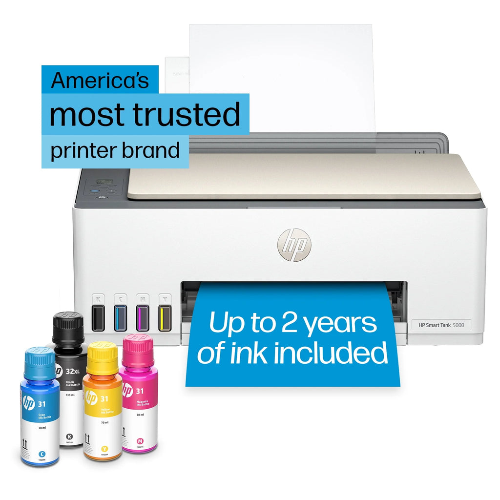 HP Smart Tank 5000 Wireless All-in-One Supertank Color Inkjet Printer N791