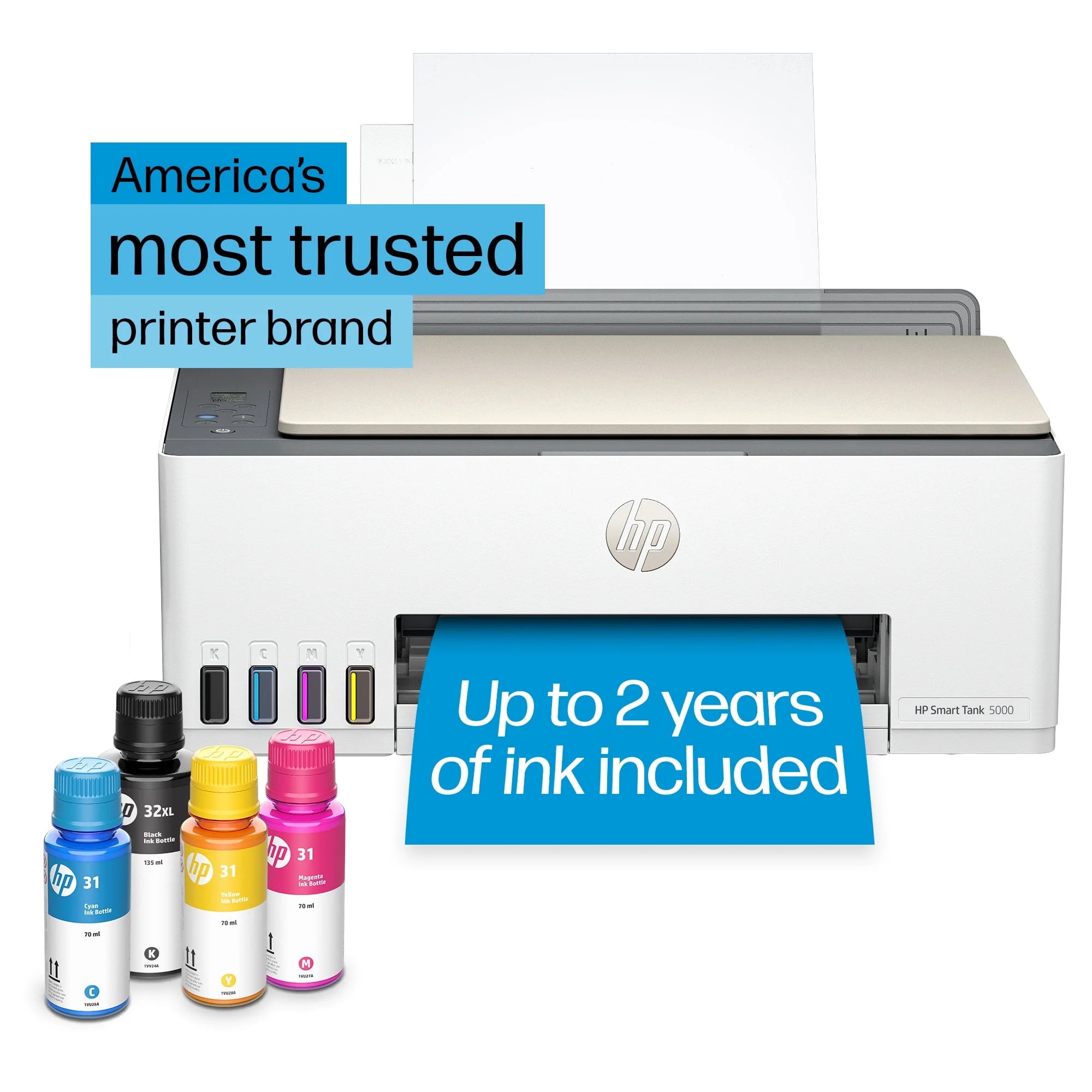 HP Smart Tank 5000 Wireless All-in-One Supertank Color Inkjet Printer N791