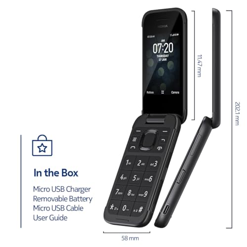 Nokia 2780 Flip Unlocked Black D528114