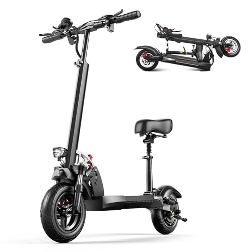 Electric Scooter for Adults, 30MPH Top Speed, 35 Miles Range, 800W Motor, 10" Off-Road Tires, Foldable E-Scooter with Seat, Commuter Electric Scooter with Seat for Adults Commuter Outdoor