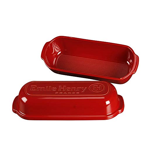 Emile Henry Italian Bread Loaf Baker Burgundy M509152