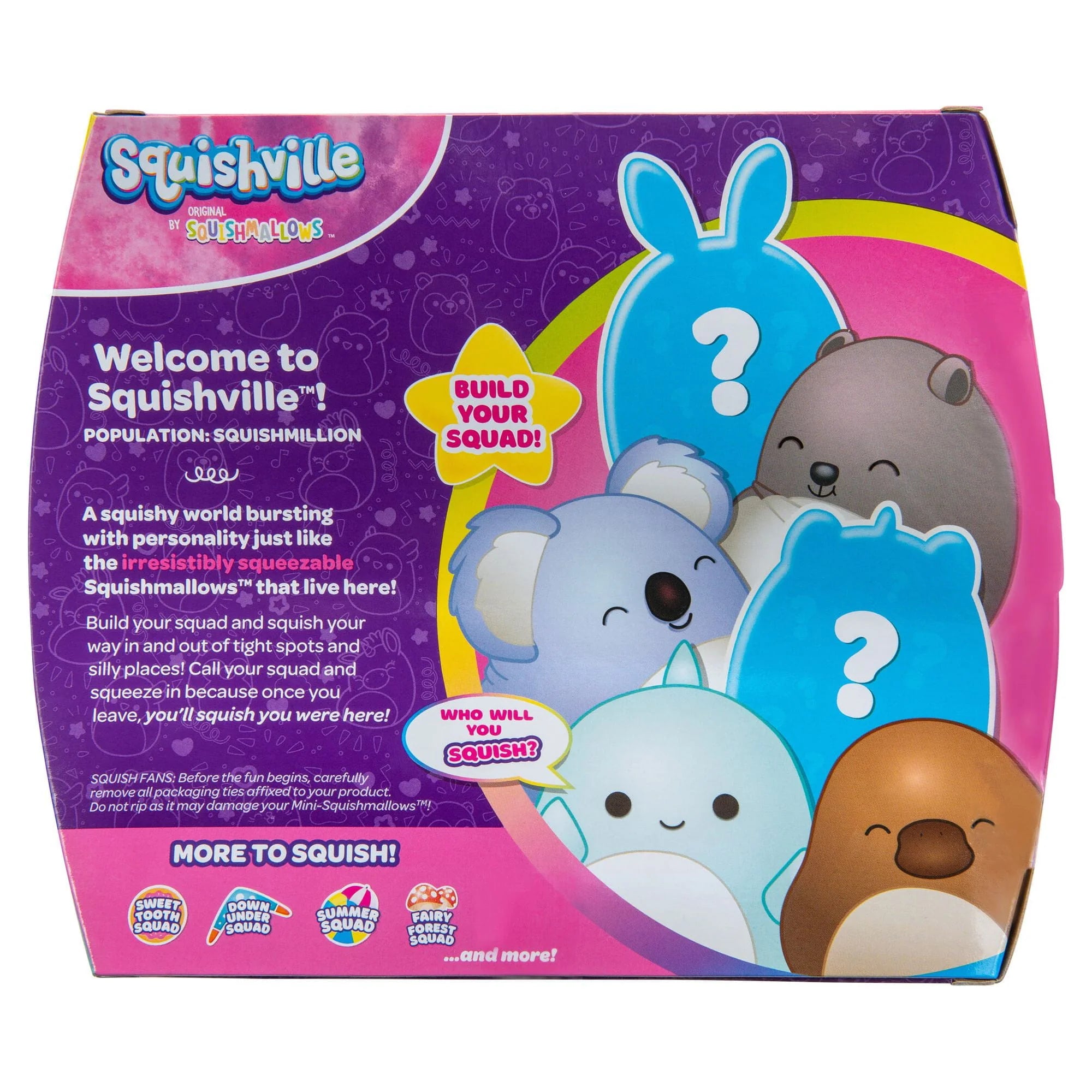 Squishville by Original Squishmallows Sweet Tooth Squad 2-inch Collectable Plush Toys F1168
