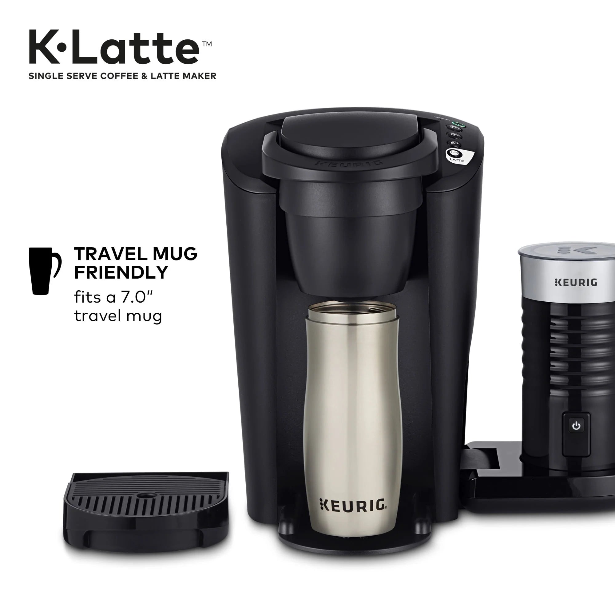 Keurig K-Latte Single Serve K-Cup Coffee and Latte Maker, Black W4344