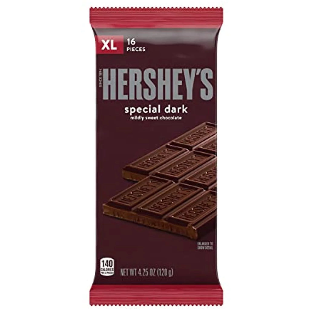 Hersheys Special Dark Mildly Sweet Dark Chocolate Bars, 4.25 oz, 12 Count S845594