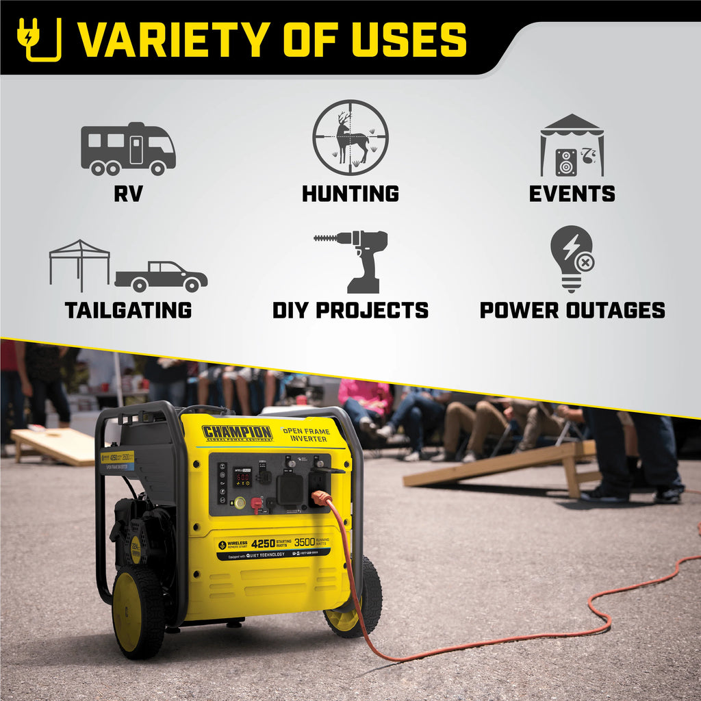 Champion Power Equipment 4250-Watt Wireless Remote Start Inverter Generator J91812