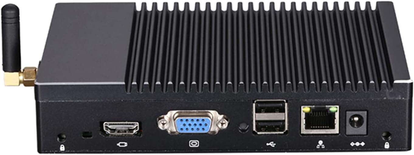 Fanless Mini PC Quad Core AMD A6 8G RAM 512G SSD R78401
