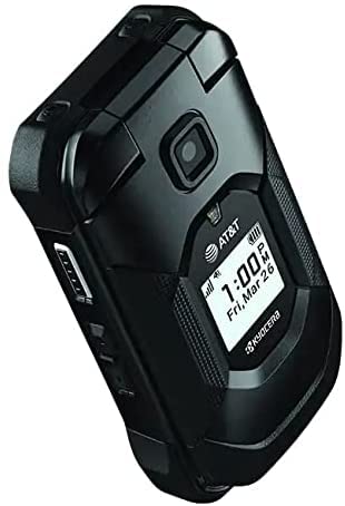 Kyocera Duraxe E4830 Epic AT&T Flip Smart Phone 16GB Rugged Black (Renewed) W136713