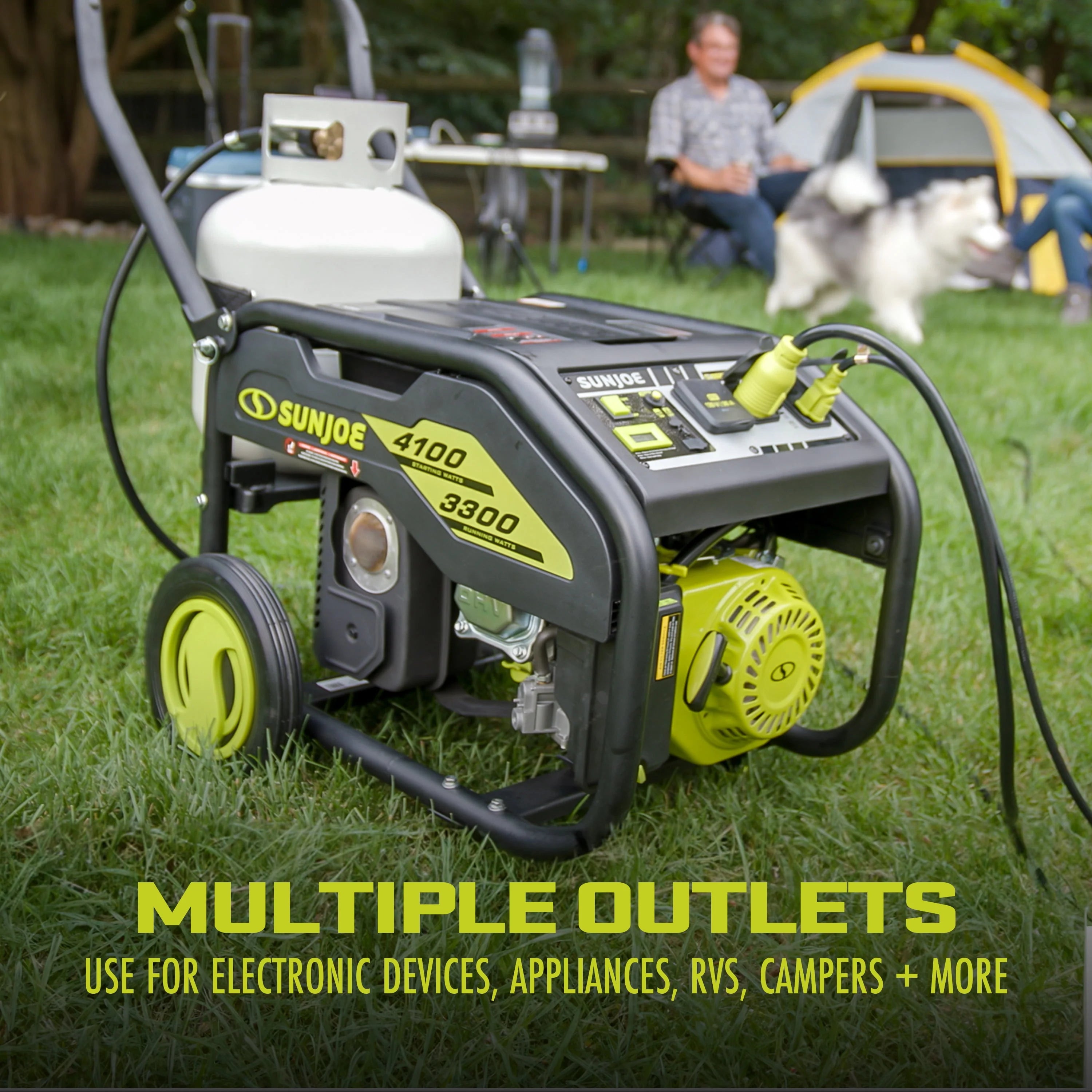 Power Joe 4100-Watt Portable Propane Generator with Cover R173540