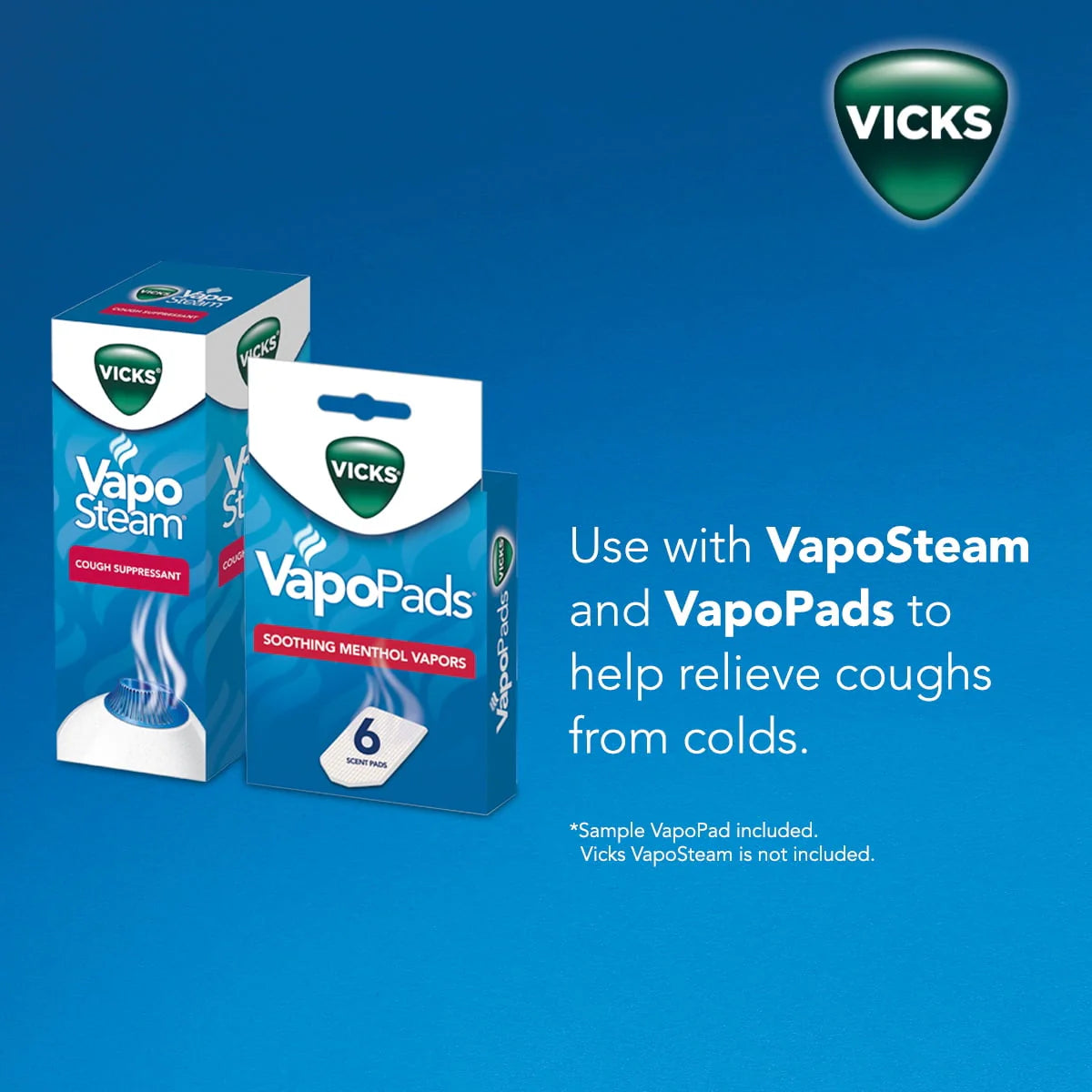 Vicks Warm Mist Humidifier V750, Blue X46691