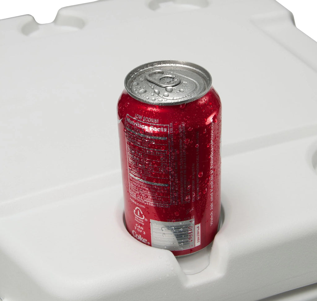 Igloo 52 QT 5-Day Marine Cooler with Wheels, White O609