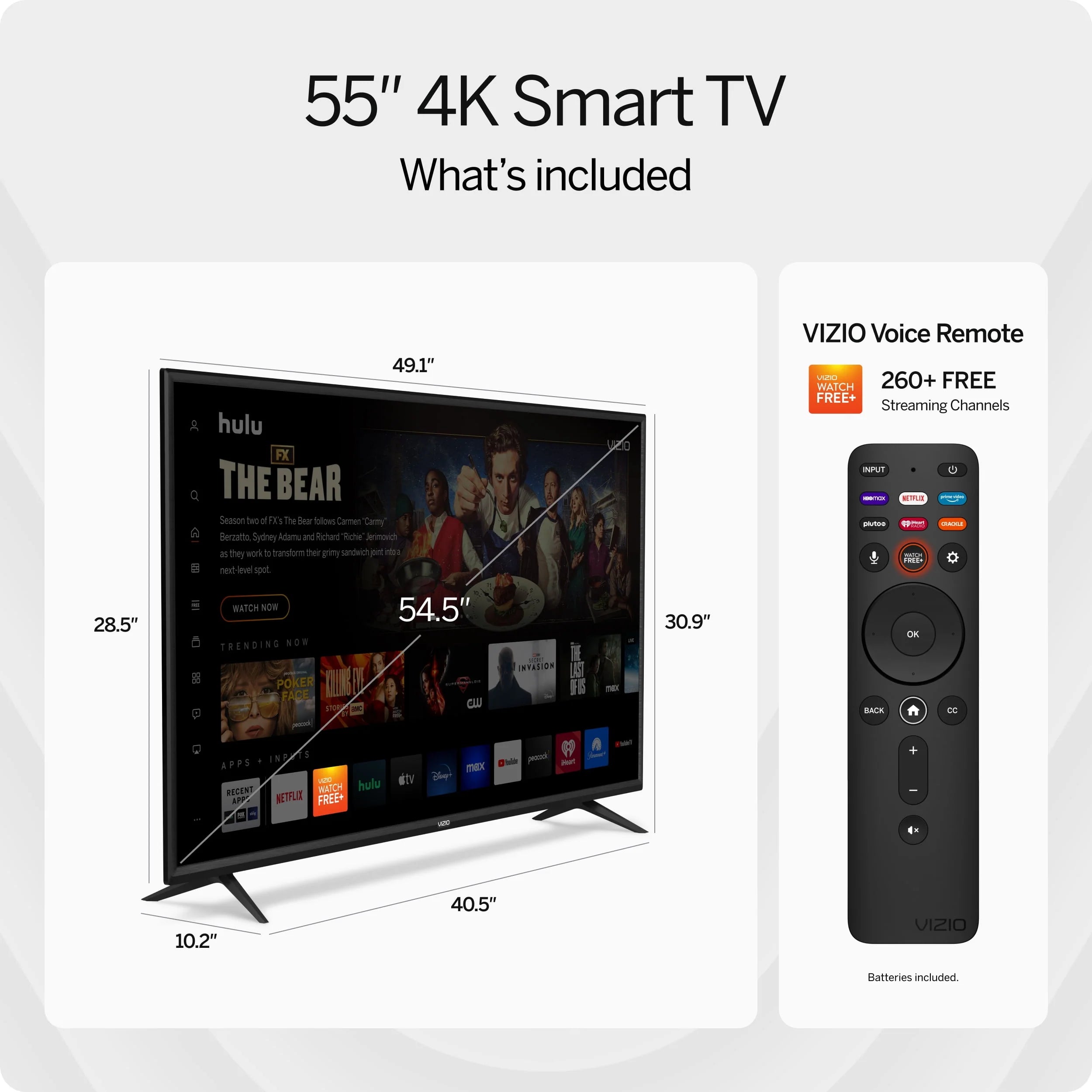 VIZIO 55" Class V-Series 4K UHD LED Smart TV G701763