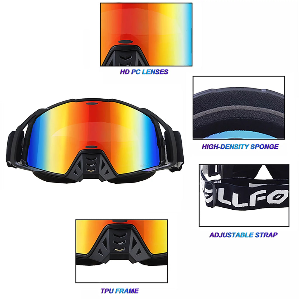 Motorcycle Motocross Goggles for Dirt Bike ATV MX Off-Road K9519
