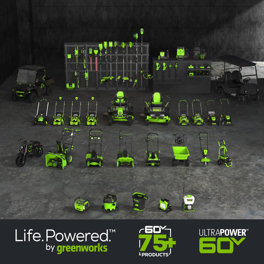 Greenworks 60V 630 CFM 170 MPH Leaf Blower with 2.5 Ah Battery & Charger N4416