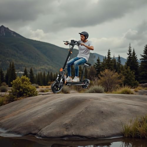 Ruitoo Electric Scooter 1000W Motor, Off Road Foldable E-Scooter for Adults H59744