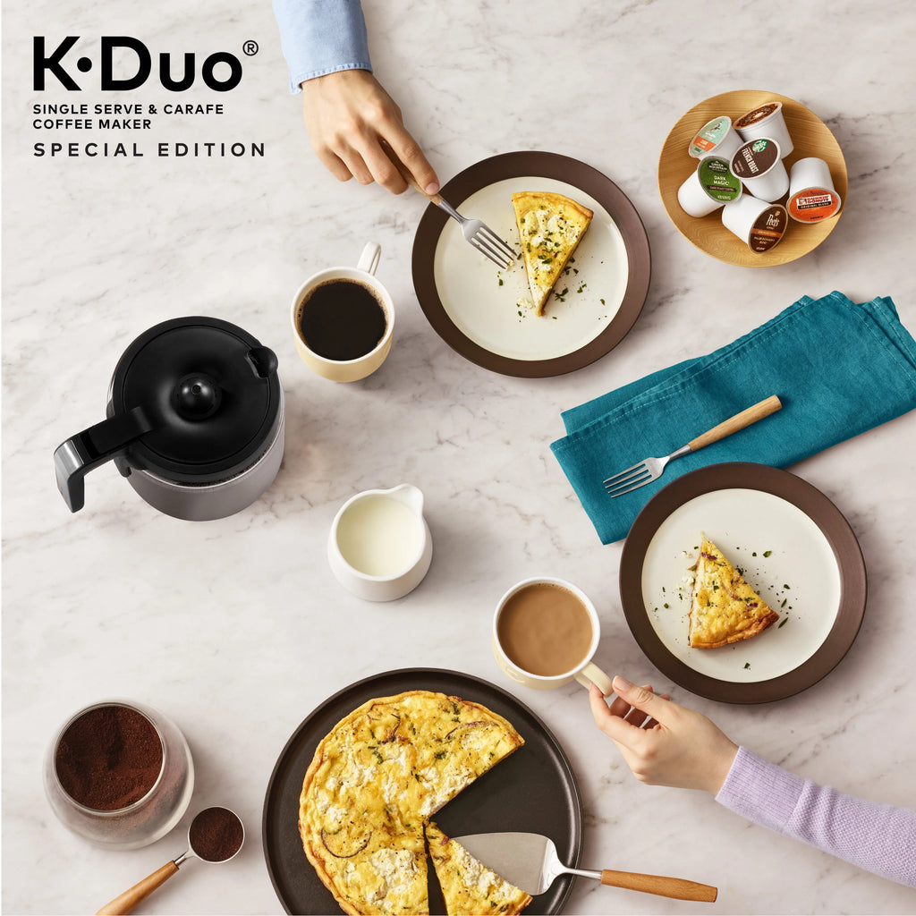 Keurig® K-Duo Special Edition Single Serve & Carafe Coffee Maker, Silver H954